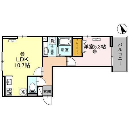 Ｄ'ｓ　駅南大路の物件間取画像